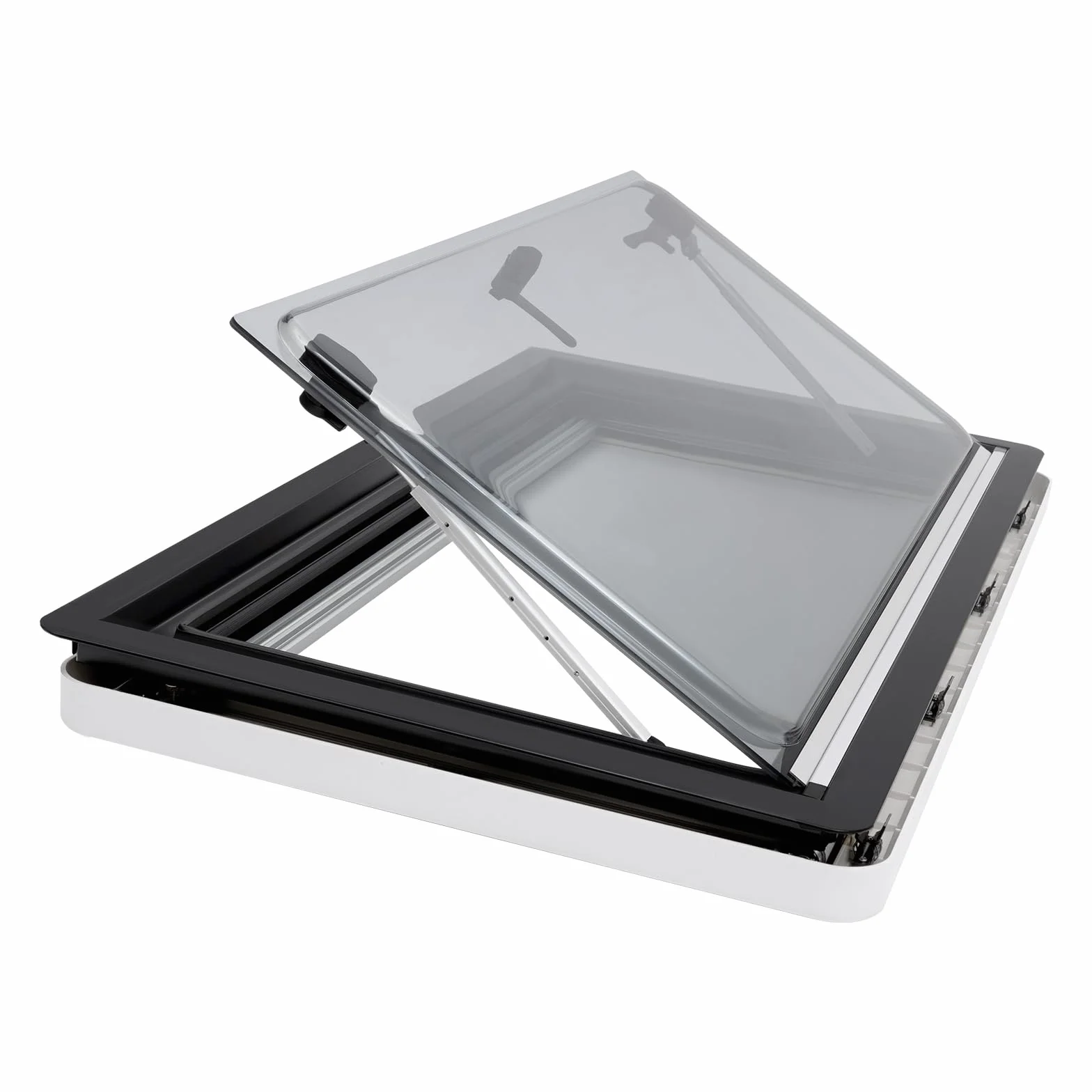 Ventana de autocaravana, 900 x 500 mm, para caravana, fija, para deslizar, ventana plegable externa con estor para RV Kastenwagen Van Camper (900 x 500 mm)