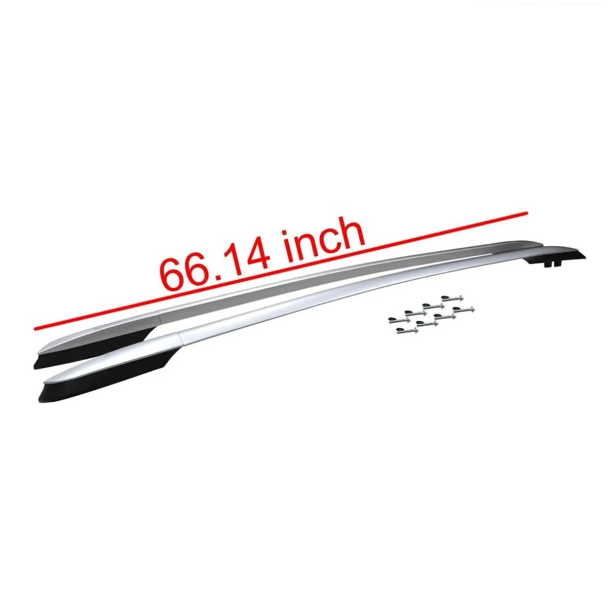 Barras Portaequipajes para Toyota para RAV4 XA40 2013-2017 Portaequipajes para Techo De Coche Barras Tipo Rieles Carga 1 Juego