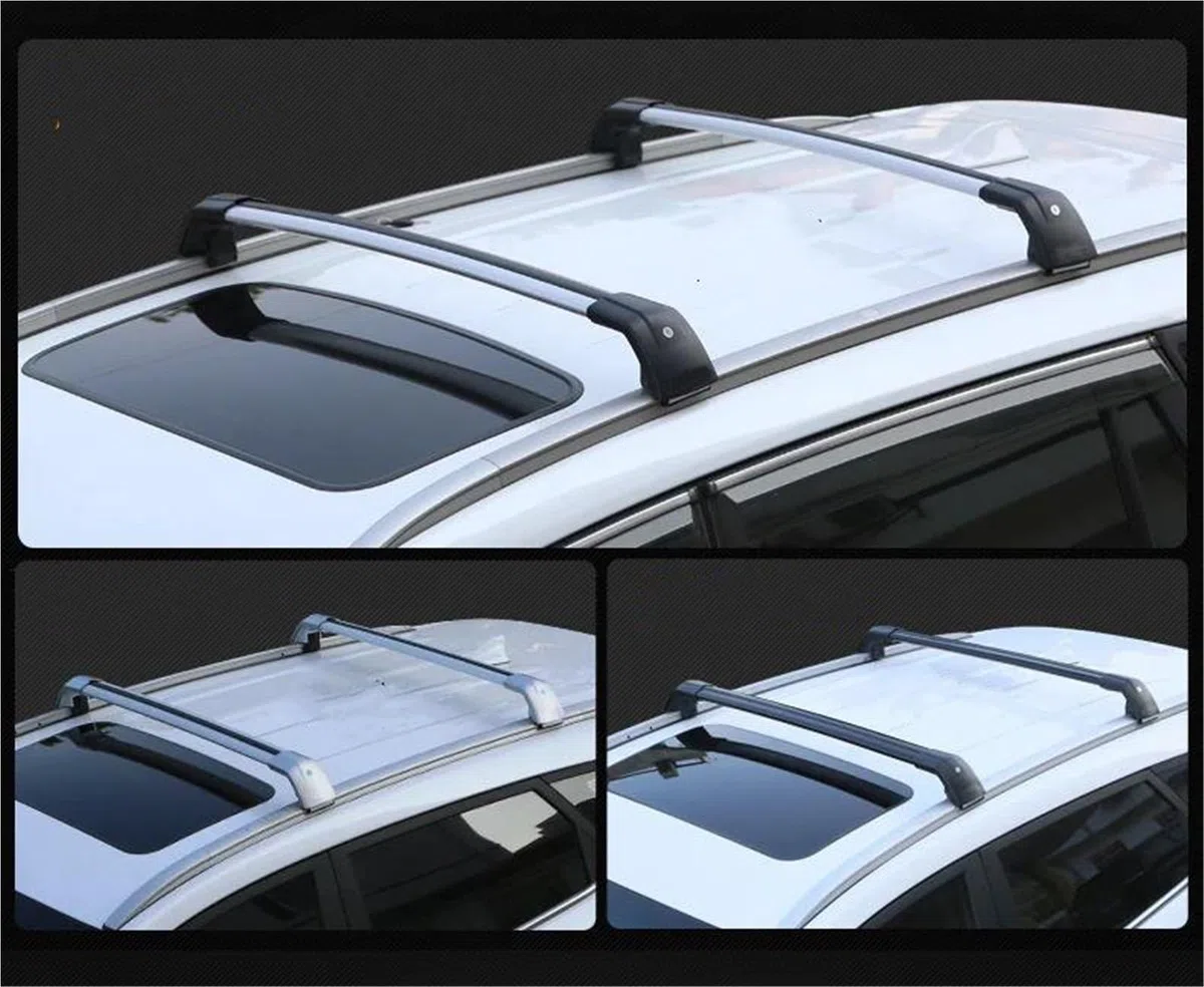 Barras Portaequipajes Barras De Techo para Chery para Tiggo 7 Plus para Pro 2021-2024 Laterales Portaequipajes Cruzadas(Negro)