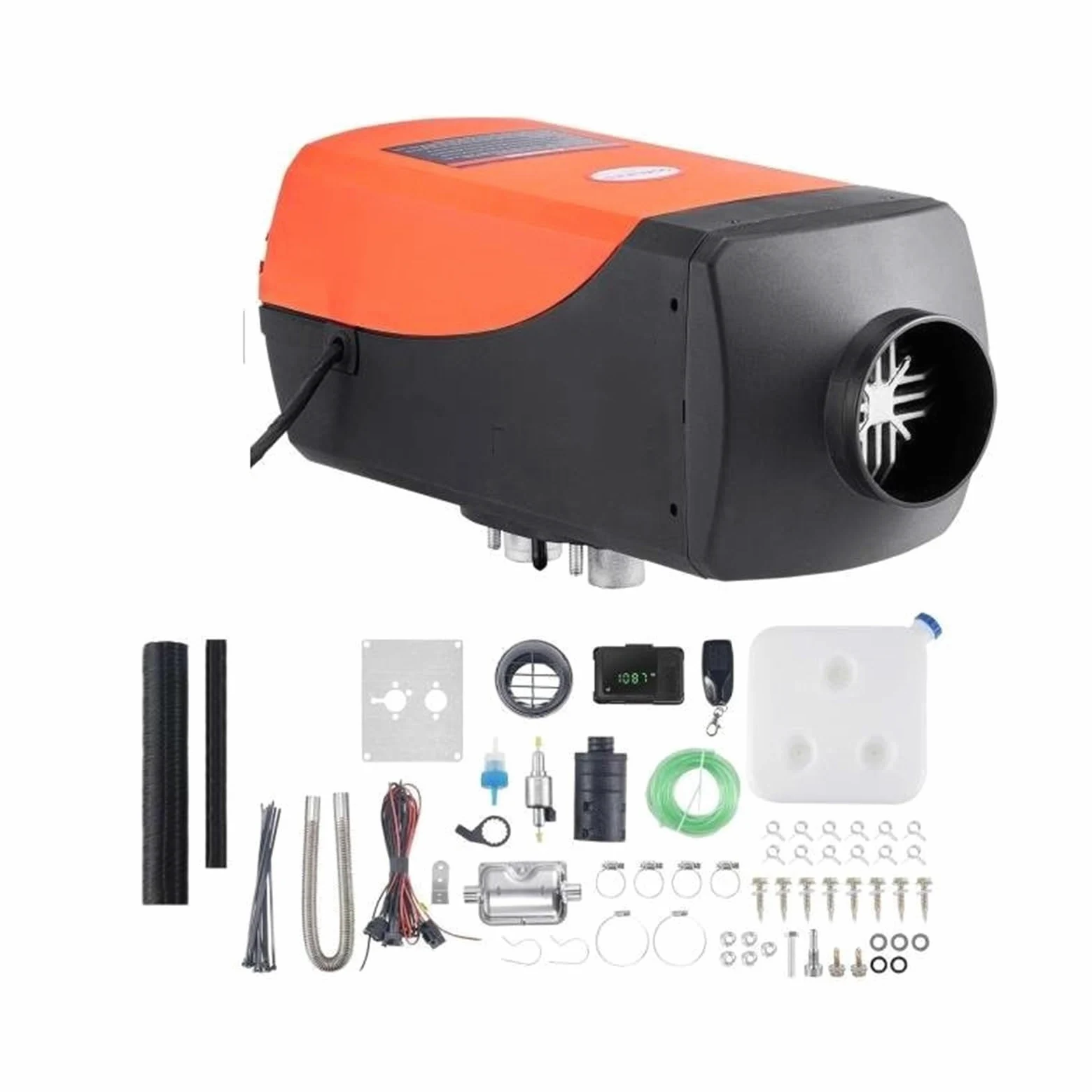 Calefactor para coche de 8 kW con control por aplicación, calefactor de aire diésel de 12 V con pantalla LCD, calefactor de estacionamiento diésel para autocaravanas, remolques, furgonetas camper y