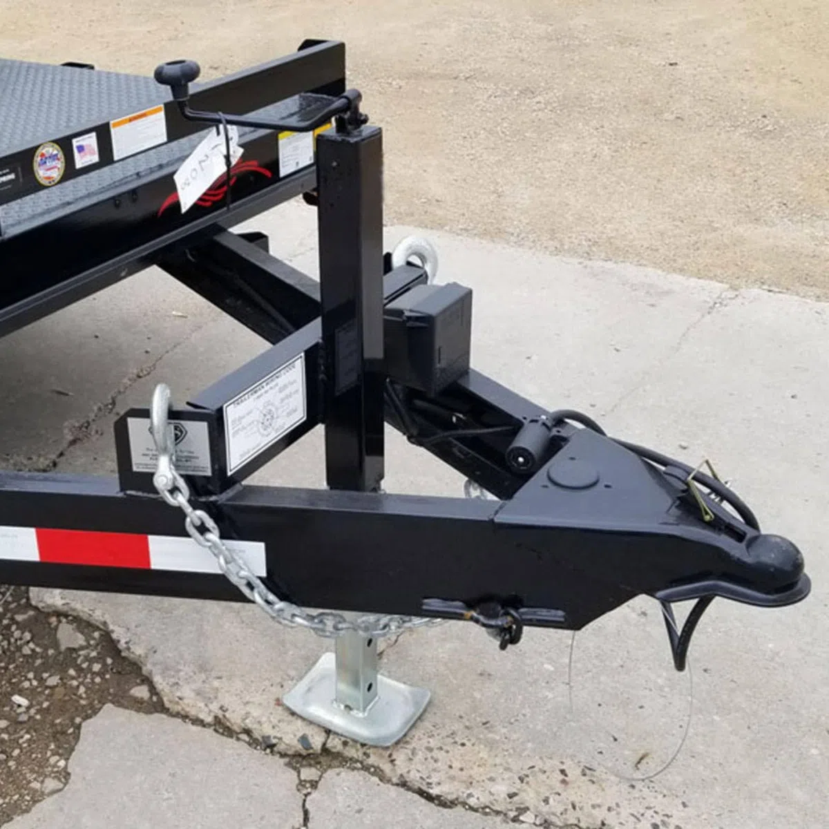 MagiDeal Gato de Remolque Pesado te Pata Elevador con Manual Base 200x150 Mm y Tubo Exterior Negro A Reforzado Altura Regulable 630-1350 Mm Capacidad, Style to 2